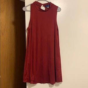 High neck sleeveless dress